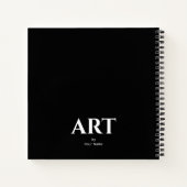 Moderne Klassieke persoonlijke Jouw naam voor zakb Notitieboek (Achterkant)