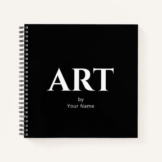 Moderne Klassieke persoonlijke Jouw naam voor zakb Notitieboek (Voorkant)