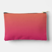 Moderne Klassieke Roze & Oranje Monogram Etui (Achterkant)