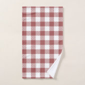Moderne klassieke schotse monogram cadeau tartan p bad handdoek (Handdoek)