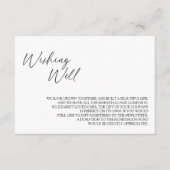 Moderne Klassieke Wishing Well Enclosure Kaart (Voorkant)