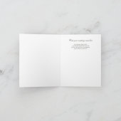 Moderne Klassieker Haar Belijdenis Huwelijksbeloft Kaart (Binnen)