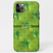 Moderne klaver 4 Lijsten Groen Collectie Case-Mate iPhone Case (Achterkant)