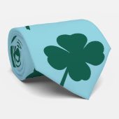 Moderne klaver St. Patrick's Dag Stropdas (Opgerold)