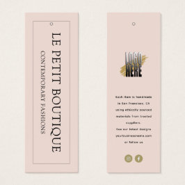 Moderne kleding Bewaar Label ophangen Mini Visitekaartjes