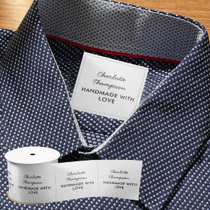 Moderne kledinglabels naaien op naailabel Label Satijnen Lint