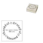 Moderne kleine bedrijven dank u, aangepaste berich rubberstempel (Gestempeld)