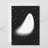 Moderne kleine boe! Halloween 2e verjaardag Kaart (Achterkant)