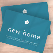 Moderne, kleine, kleine, nieuwe startpagina met he aankondiging