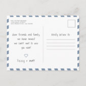 Moderne, kleine, kleine, nieuwe startpagina met he aankondigingskaart (Achterkant)