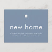 Moderne, kleine, kleine, nieuwe startpagina met he aankondigingskaart (Voorkant)