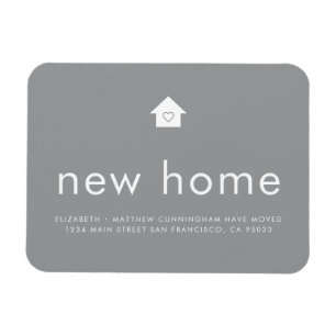 Moderne, kleine, kleine, nieuwe startpagina met he magneet