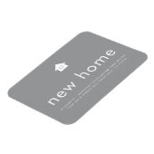 Moderne, kleine, kleine, nieuwe startpagina met he magneet (Linkerzijde)