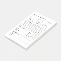 Moderne kleine onderneming aangepaste order verkoo