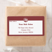 Moderne kleine onderneming op maat gemaakt logo ve etiket (Insitu)