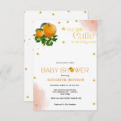 Moderne kleine stropdas op weg naar neutraal baby  kaart (Voorkant / Achterkant)