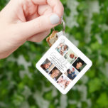 Moderne kleinkinderen Foto Collage Glass Ornament Sleutelhanger<br><div class="desc">Unieke foto's met een kleurnamekader van 7 maken het perfecte cadeau voor elke grootouder,  met tekst die 'GRANDCHIDREN MAKE THE WORLD GRAND' aangeeft,  gevolgd door hun namen.</div>