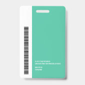 Moderne Kleur Aangepaste Logo Werknemer Naam Barco Badge (Achterkant)