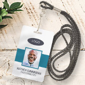 Moderne Kleur Aangepaste Logo Werknemer Naam Barco Badge