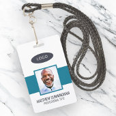 Moderne Kleur Aangepaste Logo Werknemer Naam Barco Badge