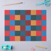 Moderne kleur geruit schaakbord tissuepapier (Craft)