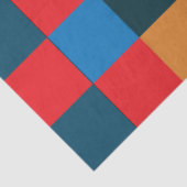 Moderne kleur geruit schaakbord tissuepapier (Detail)