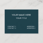 Moderne kleur geruit schaakbord visitekaartje (Achterkant)