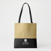 Moderne Kleurblok met Upscale Shell Beach Tote Bag (Voorkant)
