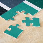 Moderne Kleurblok Tegelpatroon Legpuzzel (Zijkant)