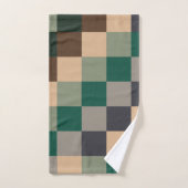 Moderne Kleurcontroles Dambord Bad Handdoek (Handdoek)