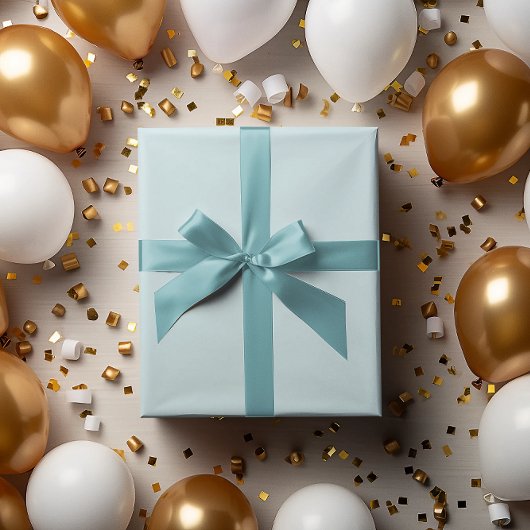 Moderne Kleuren - Aqua Pastel Wrapping Paper Roll Cadeaupapier