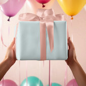 Moderne Kleuren - Aqua Pastel Wrapping Paper Roll Cadeaupapier