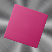 Moderne kleuren - Bright Magenta keramische Tegel Tegeltje