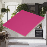 Moderne kleuren - Bright Magenta keramische Tegel Tegeltje<br><div class="desc">Verhoog uw cadeau-geven ervaring met onze keramische tegel in opvallende heldere magenta, de perfecte basis voor het presenteren van uw prachtig verpakte geschenken. Gebruik ze als stijlvolle en handige onderzetters voor drinken of als sierlijke vitrines om je ingepakte schatten te laten zien. Onze effen gekleurde keramische tegels voegen een vleugje...</div>