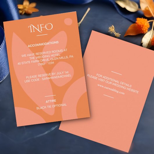 Moderne Kleuren Collage, Accommodatie Informatiekaartje