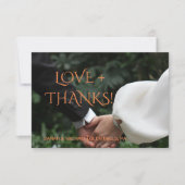 Moderne Kleuren Collage Bedankkaart (Voorkant)