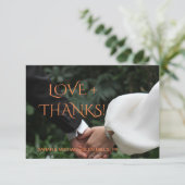 Moderne Kleuren Collage Bedankkaart (Staand voorkant)