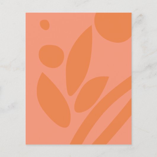 Moderne Kleuren Collage Budget Save The Date Flyer (Achterkant)