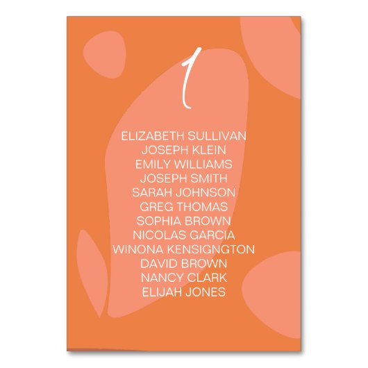 Moderne Kleuren Collage Kaart (Voorkant)