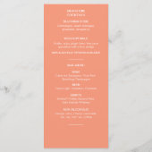 Moderne Kleuren Collage Menu (Achterkant)