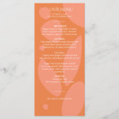 Moderne Kleuren Collage Menu (Voorkant)