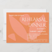 Moderne Kleuren Collage repetitie diner Kaart (Voorkant)