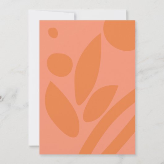 Moderne Kleuren Collage Save The Date (Achterkant)