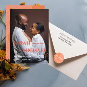 Moderne Kleuren Collage Save The Date