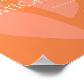 Moderne Kleuren Collage Zitkaarten Poster (Hoek)