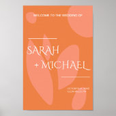 Moderne Kleuren Collage Zitkaarten Poster (Voorkant)