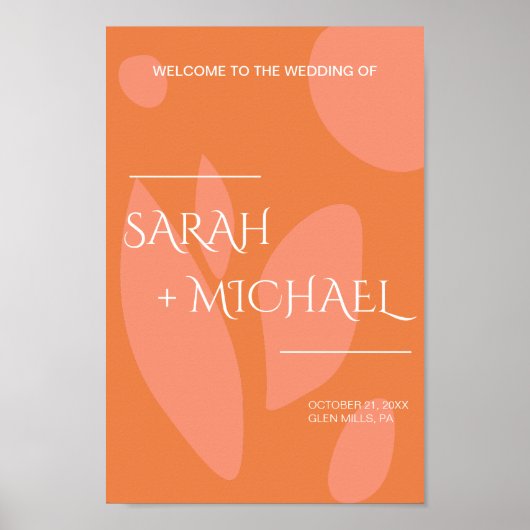 Moderne Kleuren Collage Zitkaarten Poster (Voorkant)