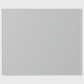 Moderne Kleuren - Eenvoudig Grijs Verpakkend Docum Cadeaupapier (Vlak)