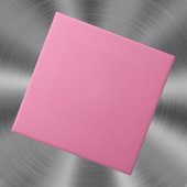 Moderne kleuren - felle zonsondergang roze keramis tegeltje