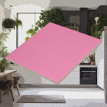 Moderne kleuren - felle zonsondergang roze keramis tegeltje<br><div class="desc">Verhoog uw cadeau-geven ervaring met onze keramische tegel in vrolijke felle zonneroze, de perfecte basis voor het presenteren van uw prachtig verpakte geschenken. Gebruik ze als stijlvolle en handige onderzetters voor drinken of als sierlijke vitrines om je ingepakte schatten te laten zien. Onze effen gekleurde keramische tegels voegen een vleugje...</div>